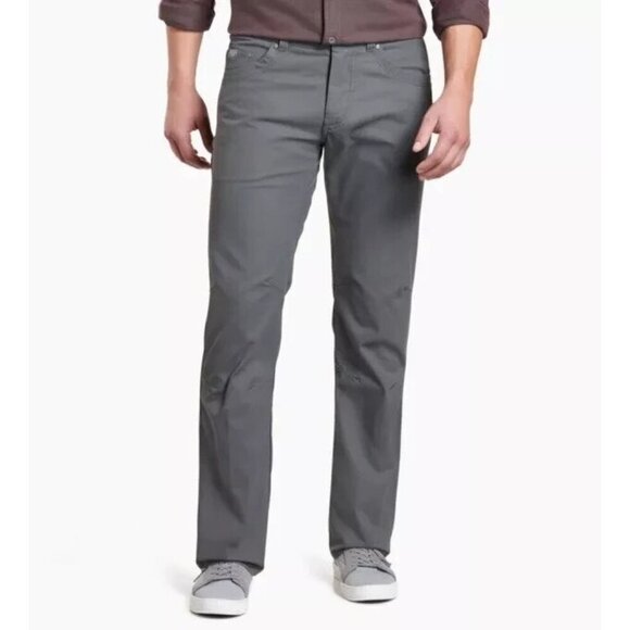 Lands' End Other - NWOT Lands' End Men's 40 Coolmax 5-Pocket Traditional Fit Charcoal Pants